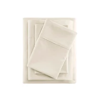 Cream Rich Cooling Cotton King Sheet Set