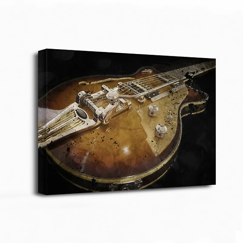 Electric Guitar Canvas Art Print