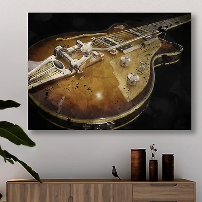 Electric Guitar Canvas Art Print