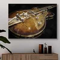 Electric Guitar Canvas Art Print