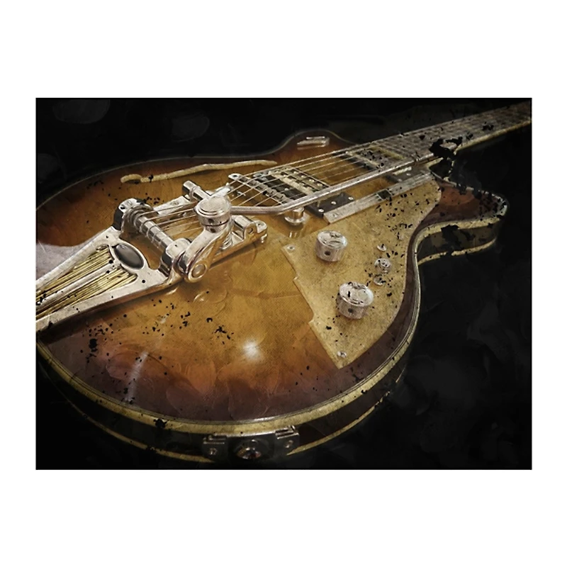 Electric Guitar Canvas Art Print