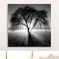 Lighting Tree Canvas Art Print