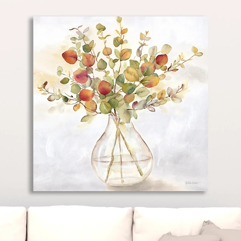Eucalyptus Vase Spice II Canvas Art Print