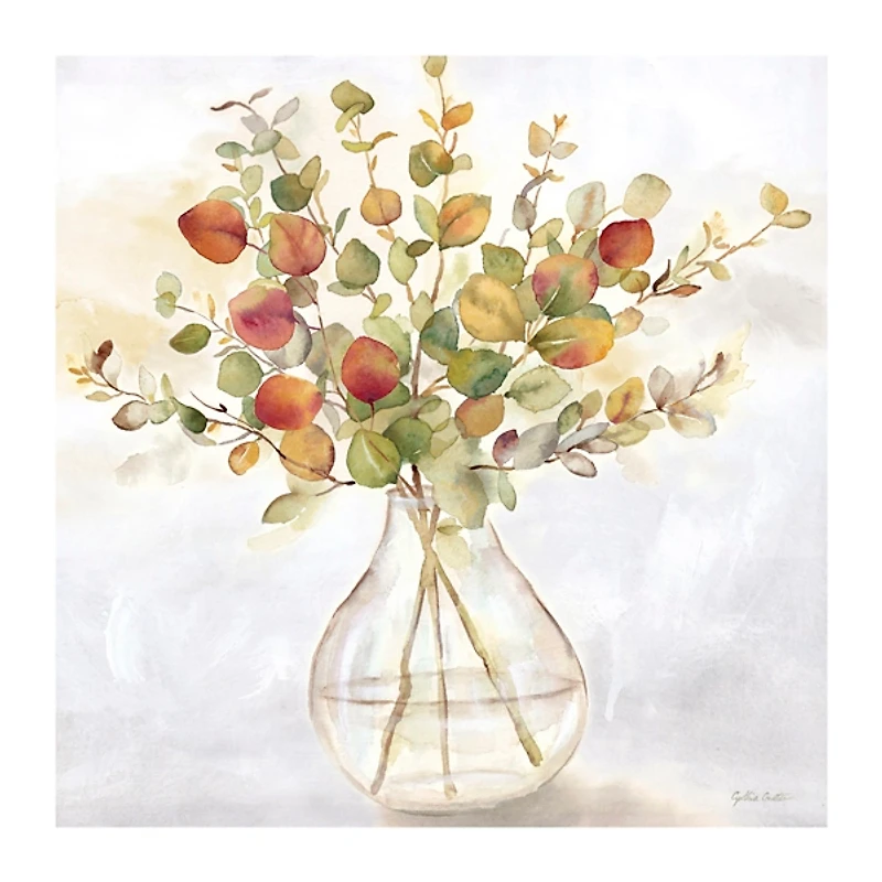Eucalyptus Vase Spice II Canvas Art Print