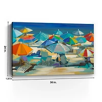 Beach Blanket Bingo Canvas Art Print