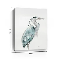 Blue Heron I Canvas Art Print