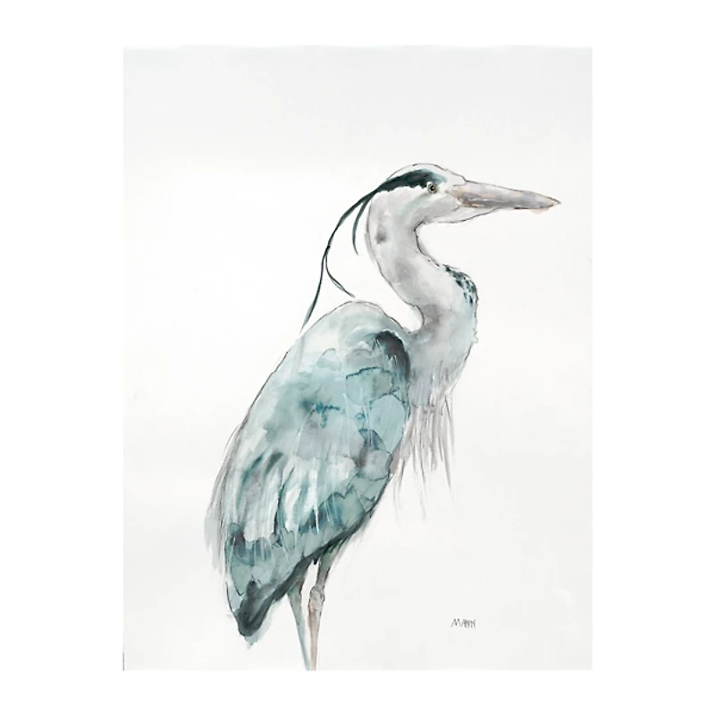 Blue Heron I Canvas Art Print