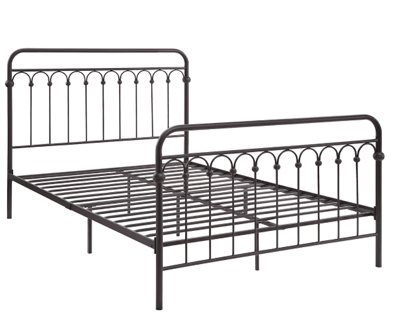 Oil Rubbed Bronze Metal Platform Full Bed