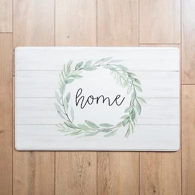 Home Wreath Kitchen Mat