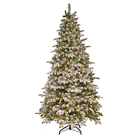 7.5 ft. Pre-Lit Snowy Everest Fir Christmas Tree