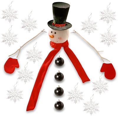 Snowman Head and Arms 21-pc. Christmas Tree Kit