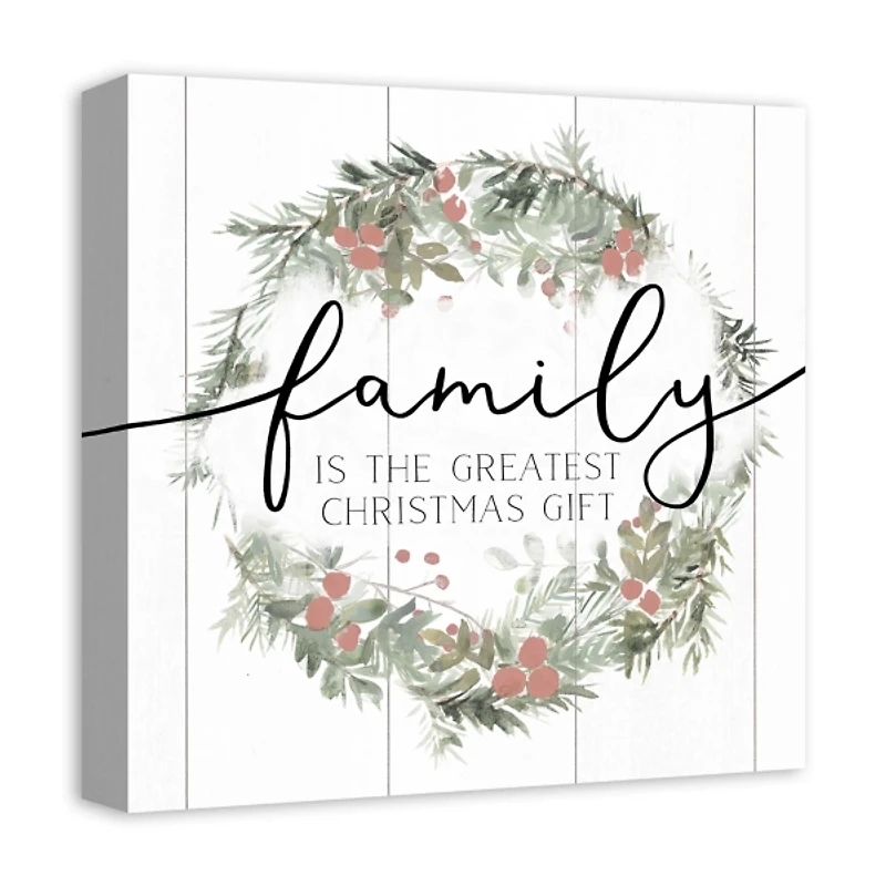 The Greatest Christmas Gift Canvas Art Print