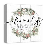 The Greatest Christmas Gift Canvas Art Print