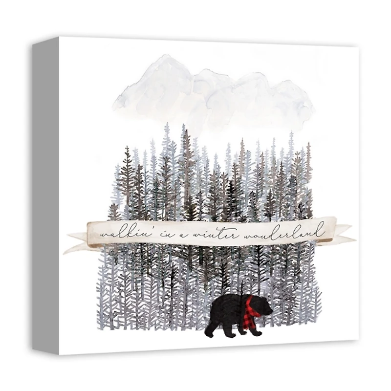 Walking in a Winter Wonderland Canvas Art Print