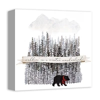 Walking in a Winter Wonderland Canvas Art Print