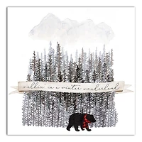 Walking in a Winter Wonderland Canvas Art Print