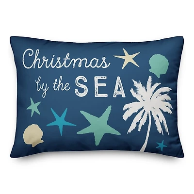 Christmas by the Sea Accent Pillow