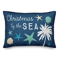 Christmas by the Sea Accent Pillow