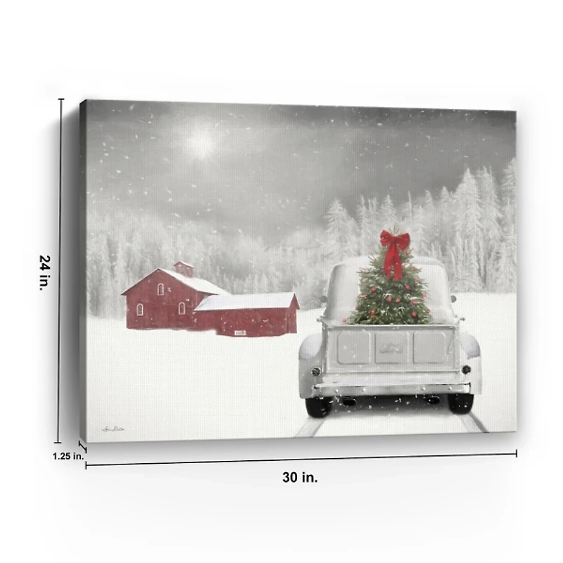 You Can Plan On Me Canvas Art Print