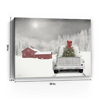 You Can Plan On Me Canvas Art Print