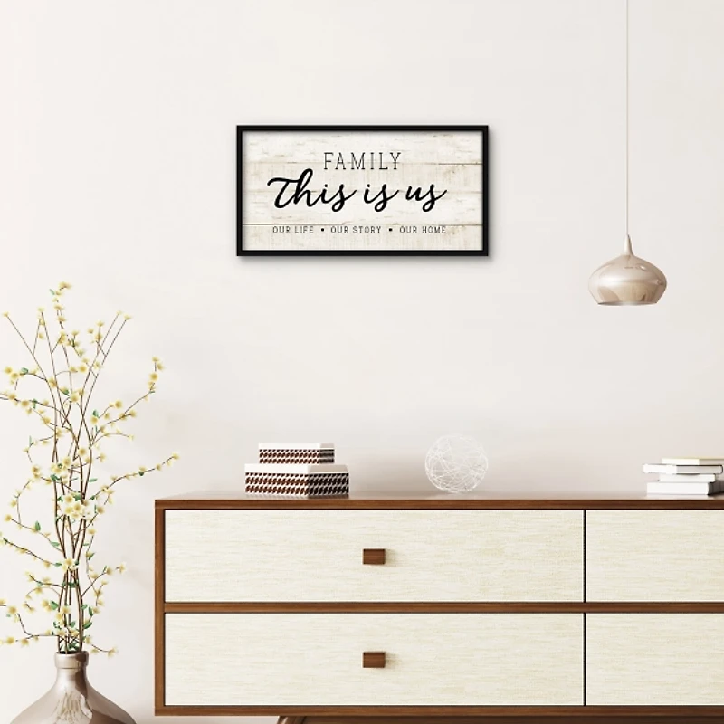 This Is Us Wooden Wall Plaque