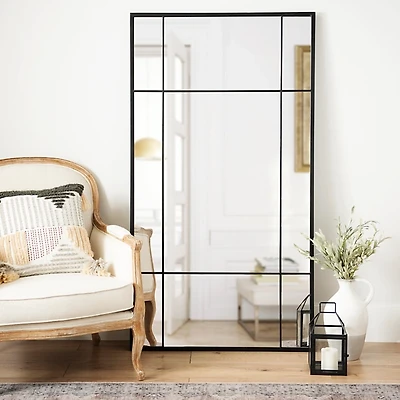 Metal Paned Camden Leaner Mirror