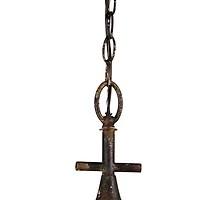 Lucida Black Distressed Metal Pendant Light