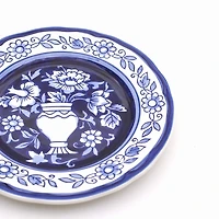 Blue Floral Hand Painted 16-pc. Dinnerware Set