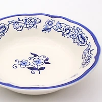 Blue Floral Hand Painted 16-pc. Dinnerware Set