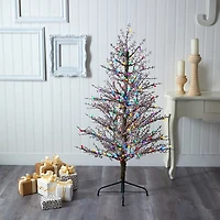5 ft. Frosted Berry Twig Christmas Tree