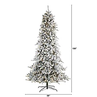 9 ft. Pre-Lit Pine Cone Covered Christmas Tree