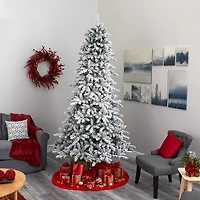 9 ft. Pre-Lit Pine Cone Covered Christmas Tree