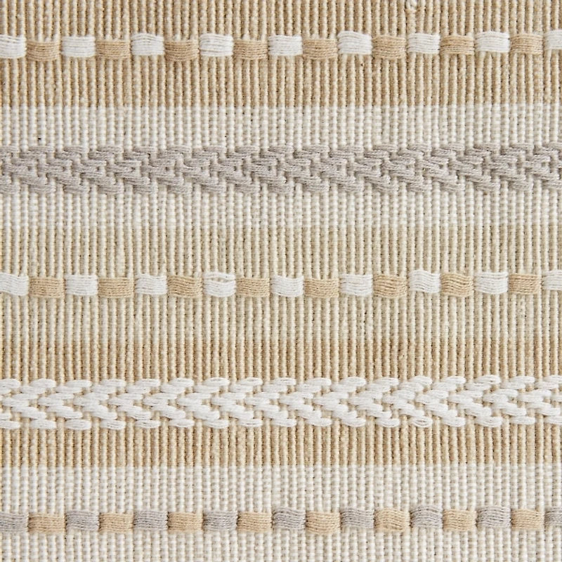 Natural Tonal Stripe Placemats, Set of 6
