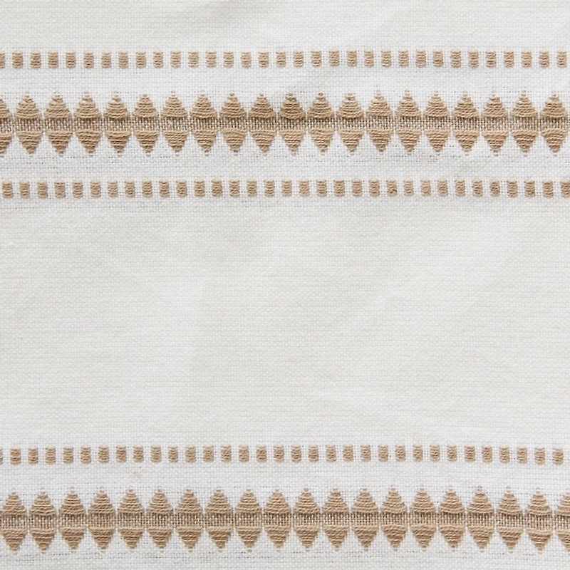 Stone Zig Zag Dobby Stripe Runner