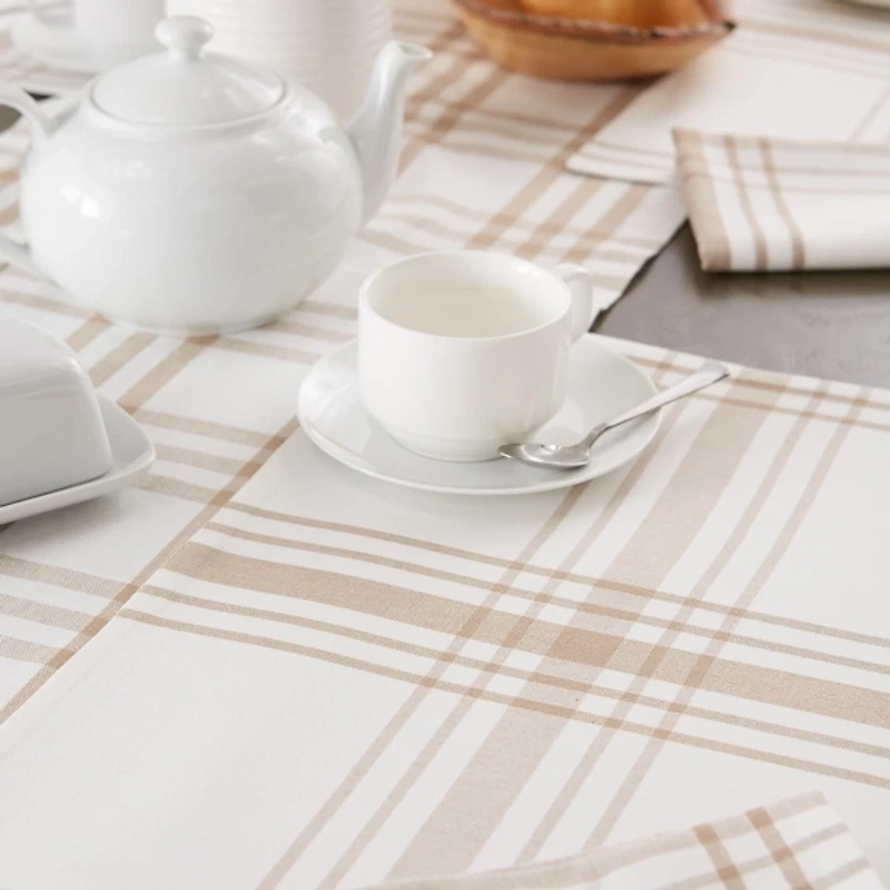 Stone Farmhouse Plaid Placemats, Set of 6