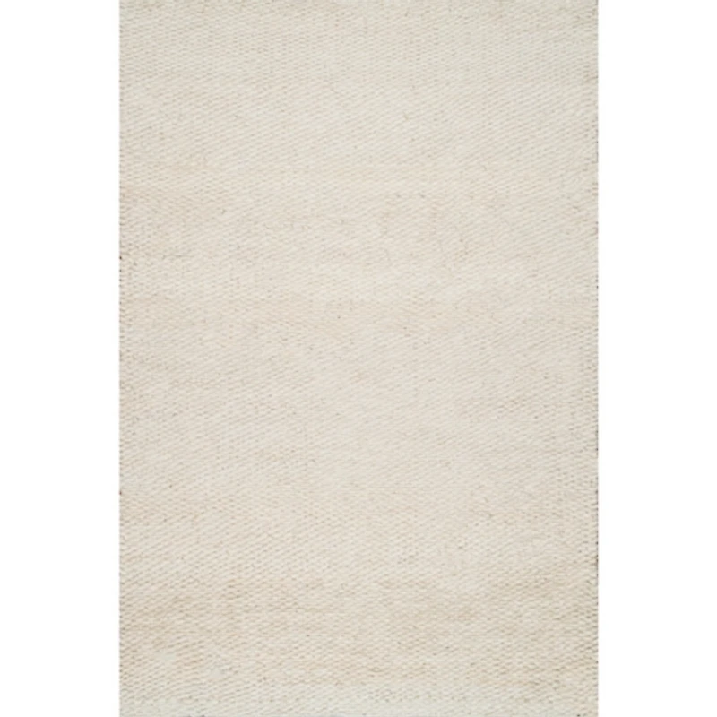 Ivory Hand Woven Jute Area Rug, 9x12