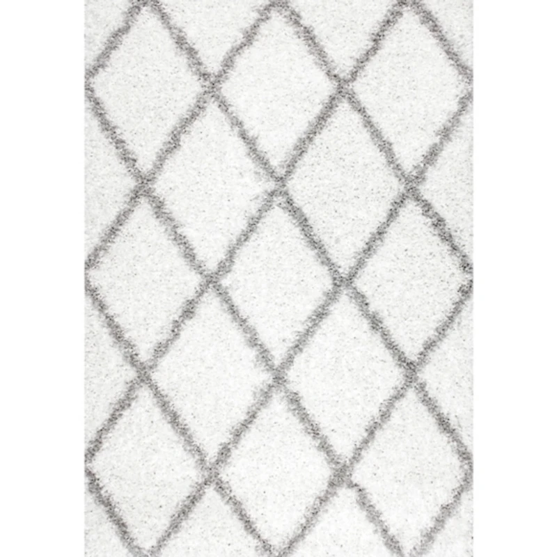 Shaggy Diamond Area Rug, 9x12