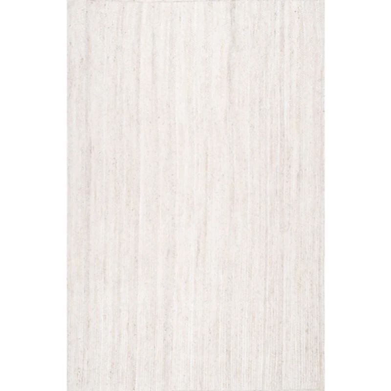 Ivory Hand Woven Rigo Jute Area Rug