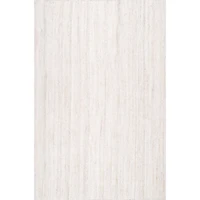 Ivory Hand Woven Rigo Jute Area Rug