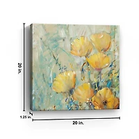 Floral Expression II Giclee Canvas Art Print