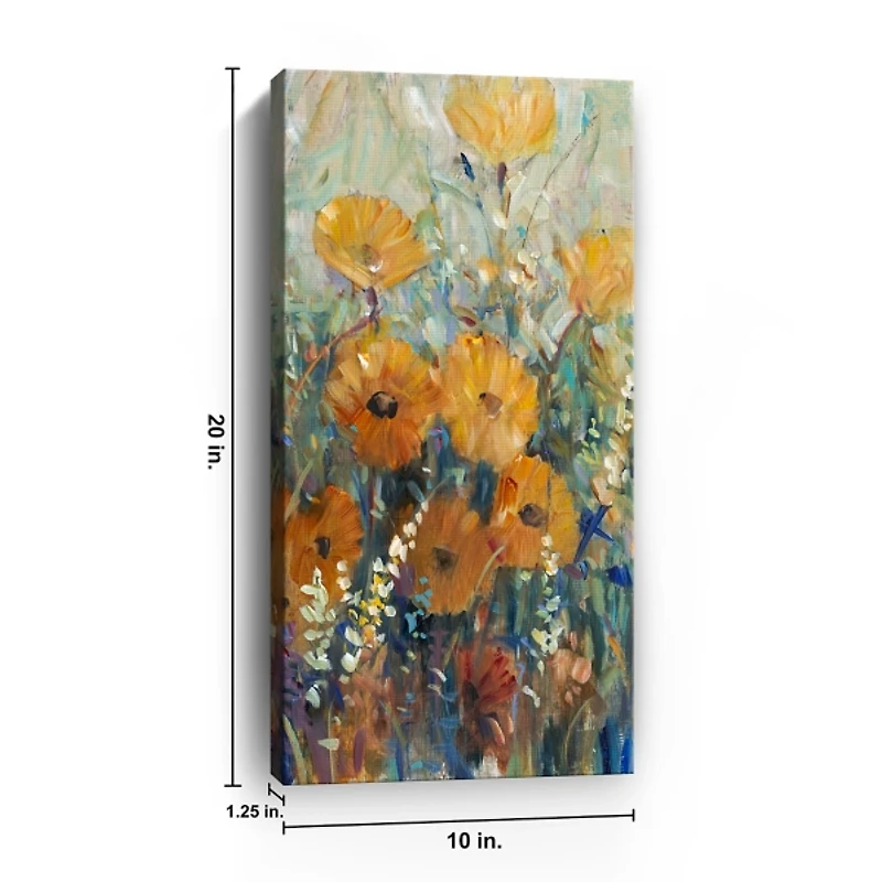 Floral Expression IV Giclee Canvas Art Print