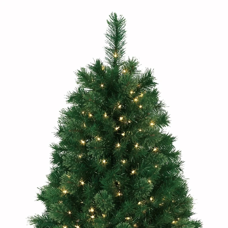 7.5 ft. Pre-Lit Dark Pine Christmas Tree