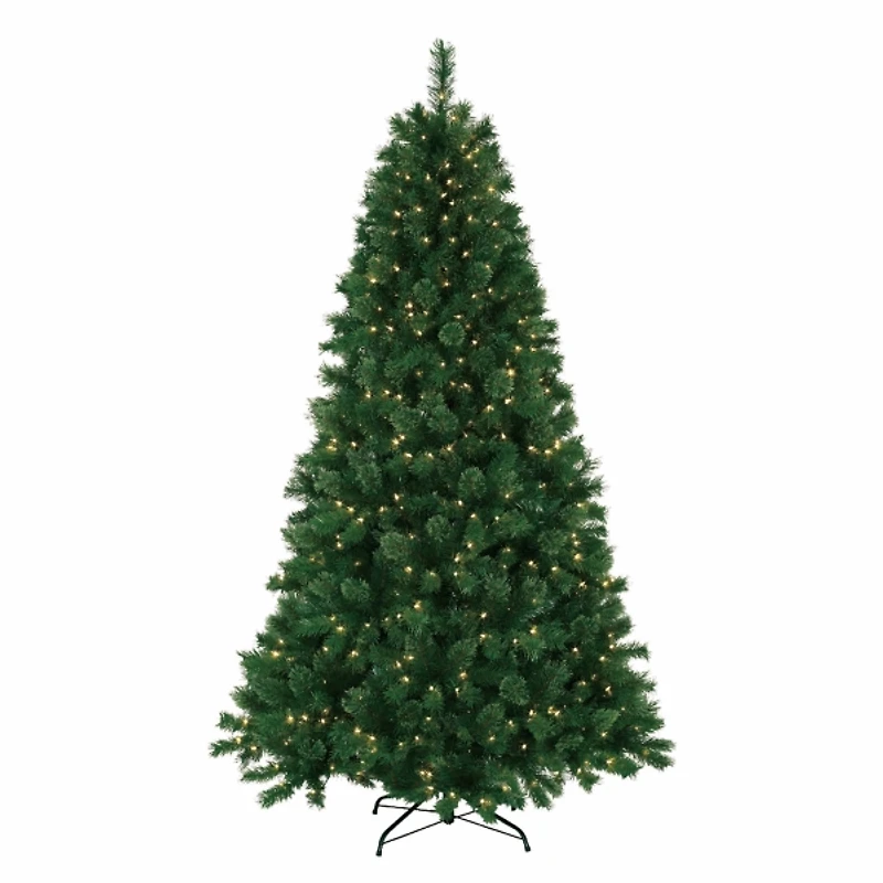 7.5 ft. Pre-Lit Dark Pine Christmas Tree