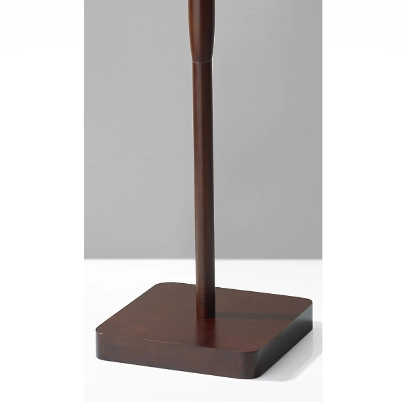 Ellis Walnut Wood Floor Lamp