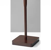 Ellis Walnut Wood Floor Lamp