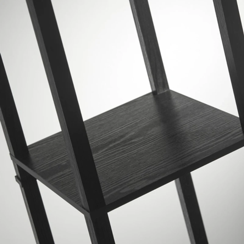 Black Walnut Shelf William Floor Lamp