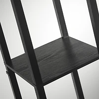 Black Walnut Shelf William Floor Lamp