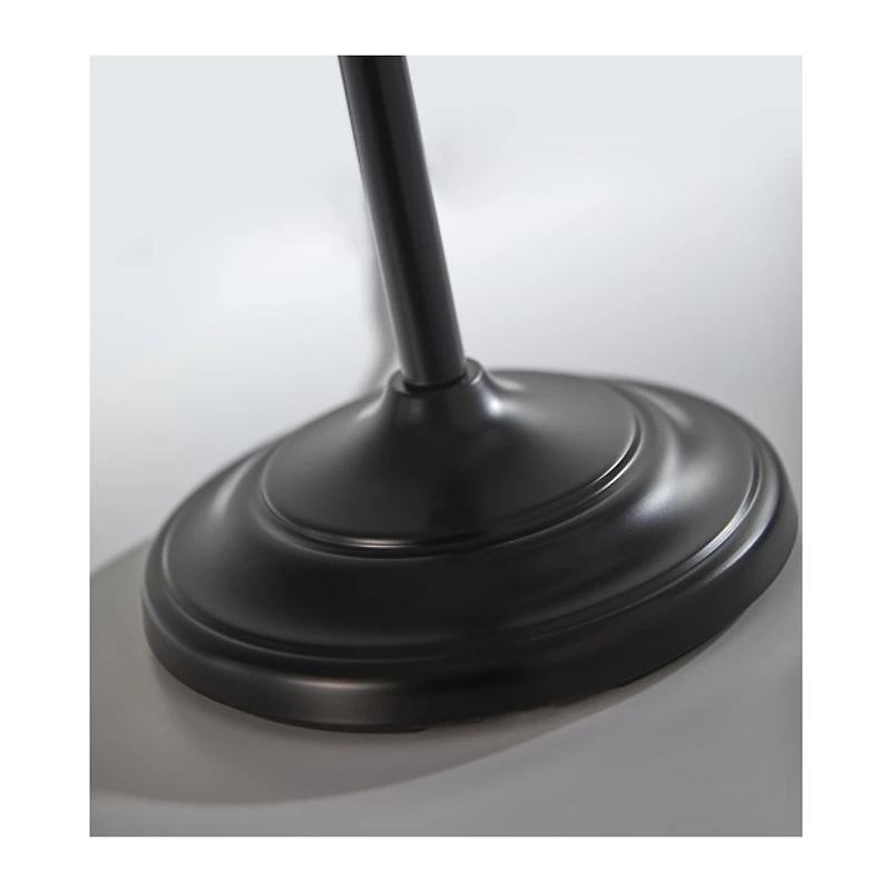 Black Herringbone Floor Lamp