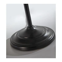 Black Herringbone Floor Lamp