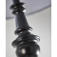 Black Herringbone Floor Lamp